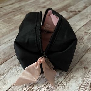 Mary Kay Black Cosmetic Pouch with Pink Lining